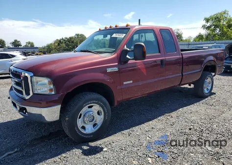 2005 Ford F350 Srw Super Duty z USA, uszkodzony, nr VIN 1FTWX31P25EB28978